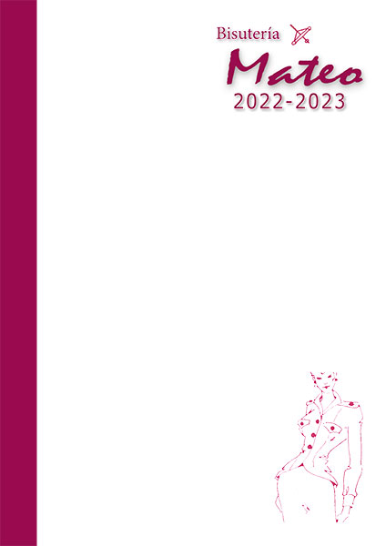 Imágen Portada Catálogo Bisutería Mateo 2022 - 2023